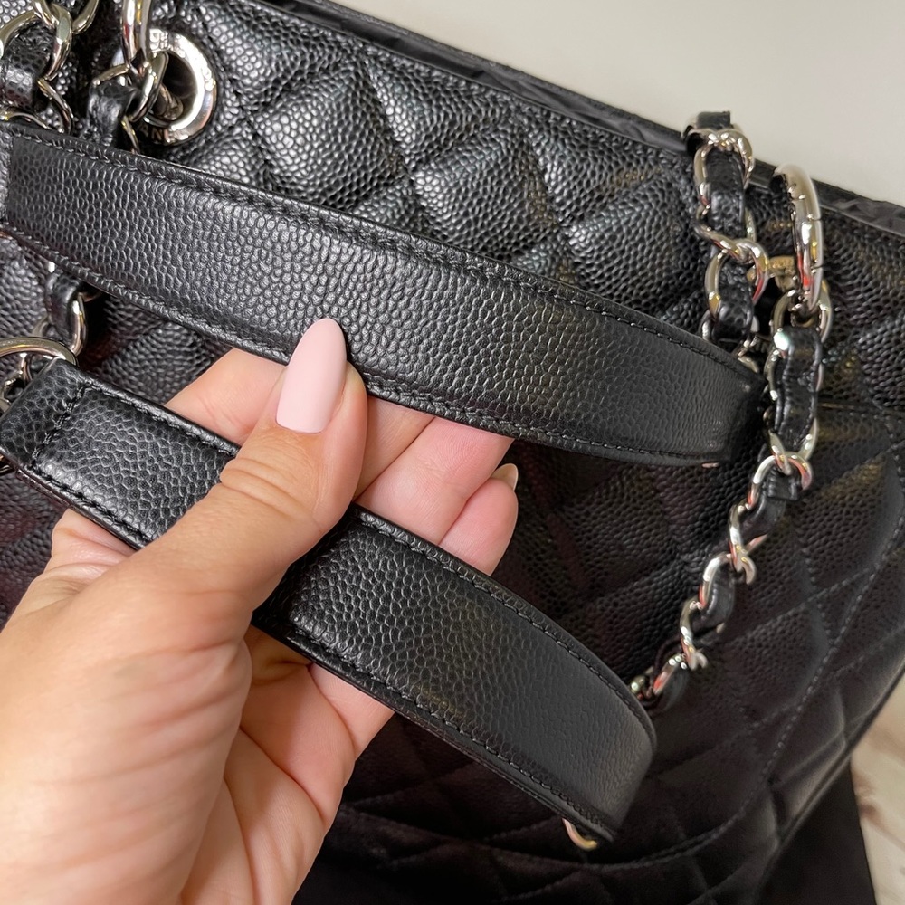Chanel GST grand shopping tote black caviar - Picture 8 of 10